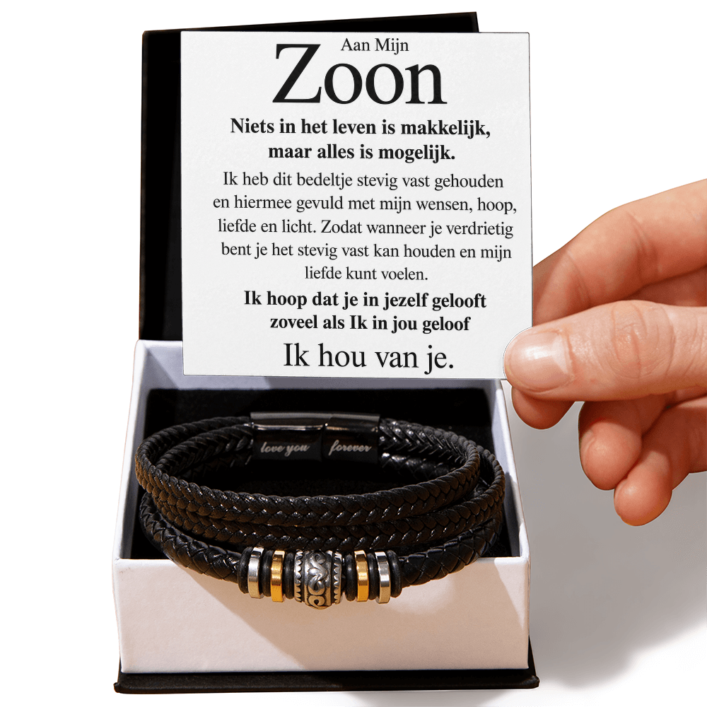 Aan mijn zoon – Een herinnering voor het leven