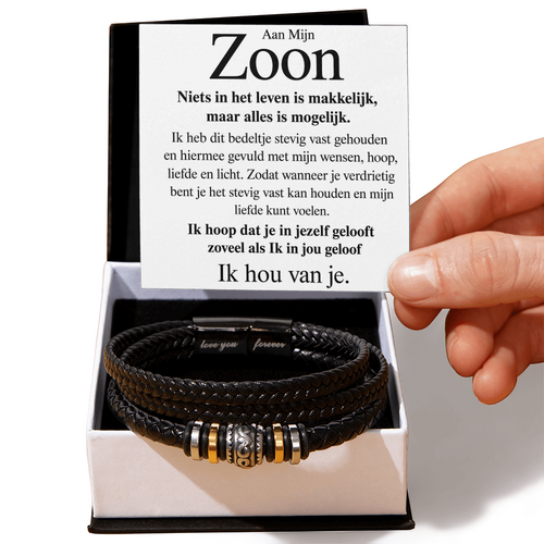 Aan mijn zoon – Een herinnering voor het leven